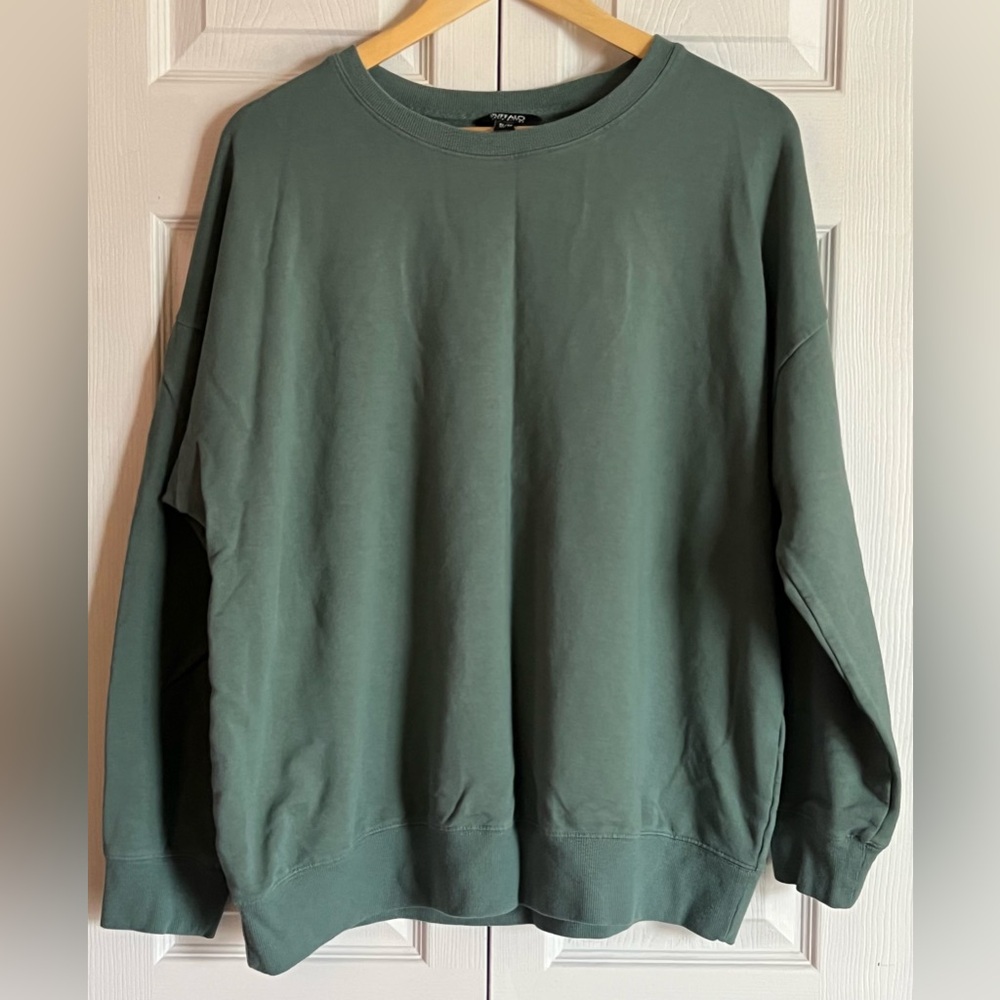 Buffalo David Bitton Green Crewneck Sweater